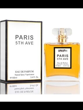 Urban Paris 5th Ave Eau de Parfum - Amber Gold Bottle